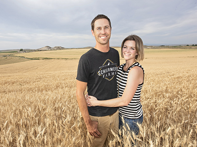 Russell and Karli Schiermeier (Progressive Farmer image by Joel Reichenberger)
