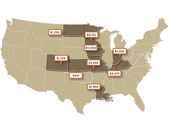 Per-Acre Prices (Progressive Farmer image by Progressive Farmer)