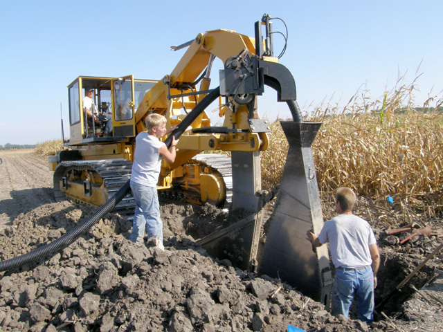 You can depreciate drainage tile and risers on a farm you purchase by assigning a fair market value based on current age and condition. (DTN file photo by Greg Horstmeier) 