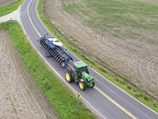 The rush of spring planting requires being alert to transport hazards as part of being prepared for the season. (DTN photo by Jason Jenkins)