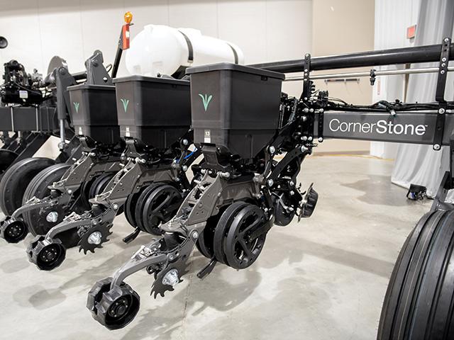 On Tuesday, Jan. 16, Precision Planting announced its CornerStone Planting System, which brings together the company&#039;s technology in a factory-built row unit. (DTN photo by Jason Jenkins)