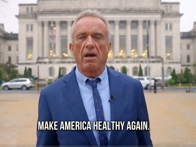 Robert F. Kennedy Jr. in a social media video stands in front of the U.S. Department of Agriculture&#039;s main headquarters in Washington. Kennedy, who is part of former President Donald Trump&#039;s campaign, has several plans to change food production and farming practices. (Image from video on social platform X)
