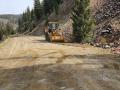 A mobile rock crusher chews up large rocks on a U.S. Forest Service road. Agriculture Secretary Brooke Rollins announced the Trump administration will move to revoke the Roadless Rule on nearly 59 million acres of Forest Service land, primarily in Western states. (USDA Forest Service photo)