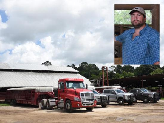 Robby Stephens is a Georgia cattleman and owner of the Turner County Stockyard. He has seen producers selling whole herds because of extreme drought conditions in the area. (DTN/Progressive Farmer photos by Becky Mills)