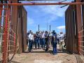 U.S. Secretary of Agriculture Brooke Rollins, center, visited the Port of Entry at Douglas, Arizona, which will open to animal imports from Mexico next month. (Photo courtesy of USDA)