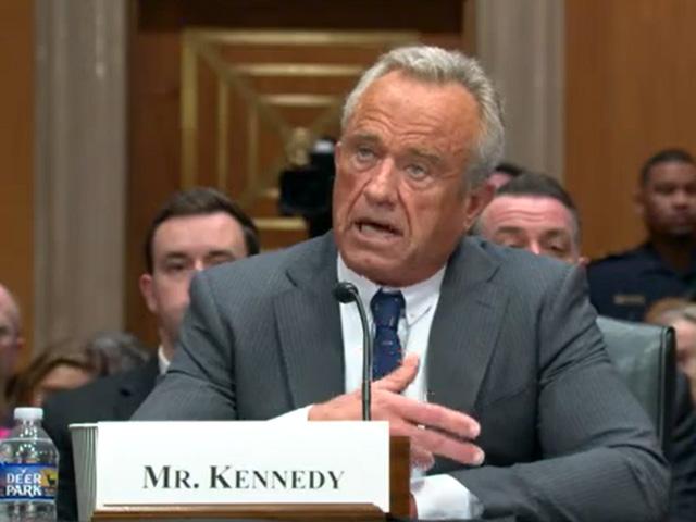 Robert F. Kennedy Jr. testifies Thursday before the Senate Committee on Health, Labor, Education and Pensions (HELP) for his nomination as Health and Human Services secretary. Kennedy raised concerns about chronic diseases tied to food chemicals as well as agricultural chemicals. (Screenshot of livestream video of Senate Committee on Health, Labor, Education and Pensions hearing)