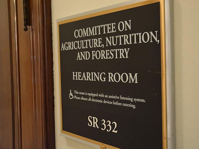 The U.S. Senate Agriculture Subcommittee on Commodities, Risk Management and Trade held a hearing Thursday with community bankers and Farm Credit lenders. Senators questioned the impact of regional banking collapses on credit access in rural America. (DTN photo by Chris Clayton)