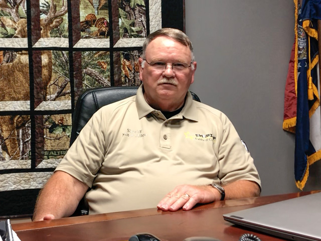 Sheriff Mitch Allen of Caldwell County, Missouri, offers some tips to help protect farm machinery and tools farm from potential theft. Trail cameras are a popular tool for watching your property. (DTN photo by Chris Clayton) 