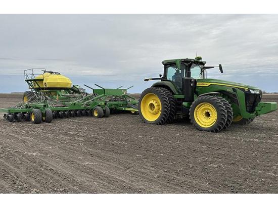 Spring wheat planters in North Dakota finally got a chance to head out to the fields after some areas were too wet, or the ground was still too cold in spring 2025. (Photo Matthew Krueger)