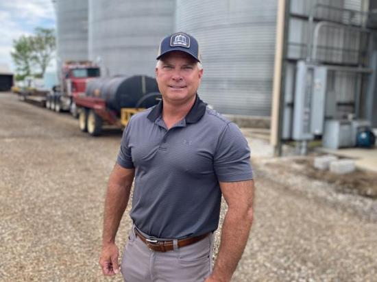This week Stuart Sanderson&#039;s farm dodged a tornado with minimal damage and then, turned around to welcome nearly 100 farmers to a farm field day. (DTN photo by Brent Warren)