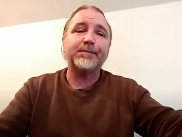 Tim Keefe is a Navy veteran who was injured on the job, but couldn't qualify for long-term USDA food-aid benefits. He testified before a House Ag subcommittee on Wednesday about some of the challenges he faced just trying to find food. (image from livestream) 
