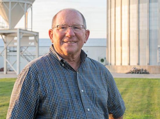 Iowa farmer Ray Gaesser, pictured Aug. 30 on his farm in Corning. Gaesser was a leader in the American Soybean Association, serving as president in 2014. He was also passionate about conservation and the need for agriculture to adapt to a changing climate. He passed away Saturday after a farm accident. (DTN photo by Joel Reichenberger)