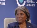Ambassador Linda Thomas-Greenfield, U.S. Representative to the United Nations, talked in Chicago about the issue of global food security as well as how the U.S. needs to continue to have an important role in addressing the problem. (Screenshot from livestream event held by The Chicago Council on Global Affairs)