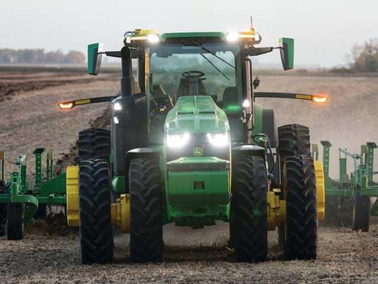 Deere is reporting net income of $2.369 billion in its fourth quarter (ending October 29, 2023) and $10.166 billion for its full fiscal year 2023. Net income is up 5% in the fourth quarter and up 43% for 2023 compared to 2022.
