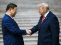 U.S. President Donald Trump and Chinese President Xi Jinping exchange greetings in Beijing, China, in May 2026. (Photo courtesy of the White House Gallery)