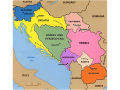 When the several countries that were part of Yugoslavia became independent in the 1990s and early aughts, simmering ethnic tensions boiled and wars broke out. (Map courtesy of yugotour.com)