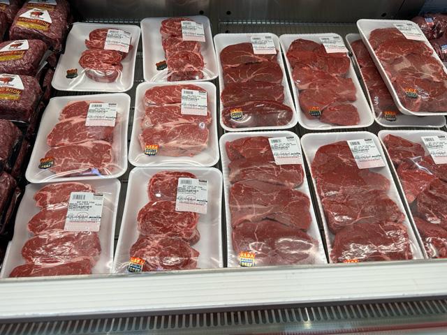 Beef would include labeling indicating country of origin if legislation recently introduced in the U.S. Senate becomes law. (DTN file photo by Cheri Zagurski)