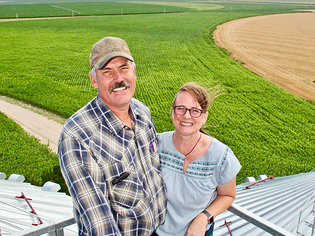 Eric and Heather Purvis look for opportunities to diversify income streams to keep their business viable for generations. (Progressive Farmer image by Des Keller)
