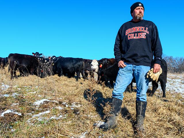 Seth Watkins wants to return intensively farmed ground back to a prairie system. (Joseph L. Murphy)