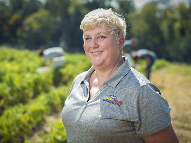 Mary Glaspie, an FSA farm loan manager, helps beginning farmers in Iowa. (Progressive Farmer image is a USDA photo by Preston Keres)