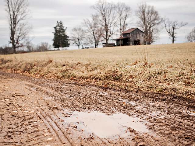 In the muck and mire of winter, it&#039;s easy to lose sight of what&#039;s just around the corner. (DTN/The Progressive Farmer photo by Meredith Bernard)