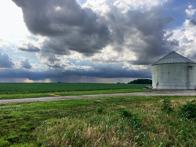 Blogger Katie Pratt says it&#039;s the farmer way to smell or sense that storm on the horizon. (DTN photo by Pamela Smith)