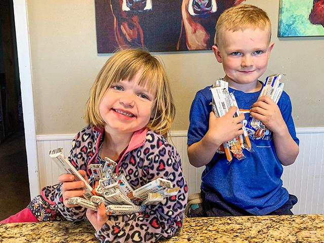 Blogger Tiffany Dowell Lashmet let her children take to Facebook to sell candy for a school fundraiser for some sweet results. (DTN photo by Tiffany Dowell Lashmet)