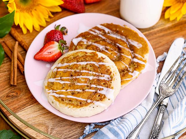 Cinnamon Swirl Pancakes (Rachel Johnson)