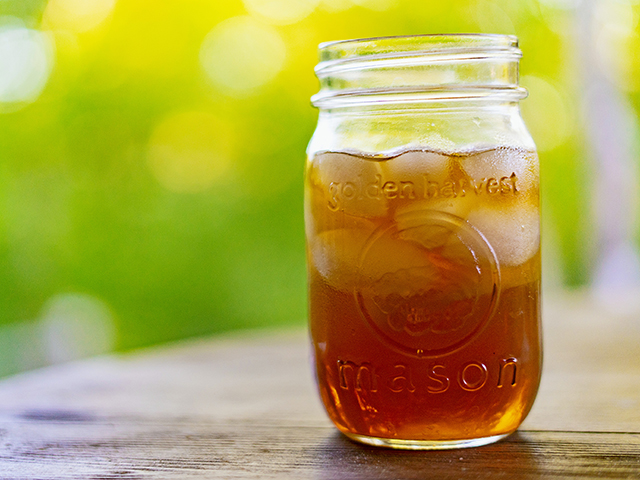 One of the welcome signs of summer is sweet tea from a mason jar. (DTN/Progressive Farmer photo by Meredith Bernard)