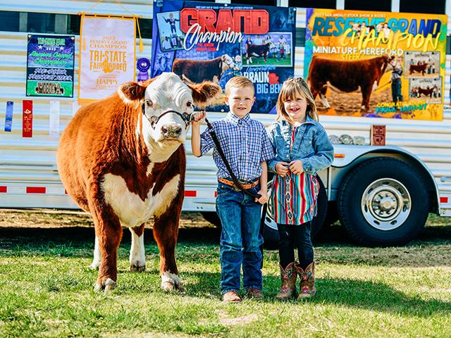Blogger Tiffany Dowell Lashmet shares how retiring a show steer saddened her children more than she expected. (Photo by Dylan Voyles)