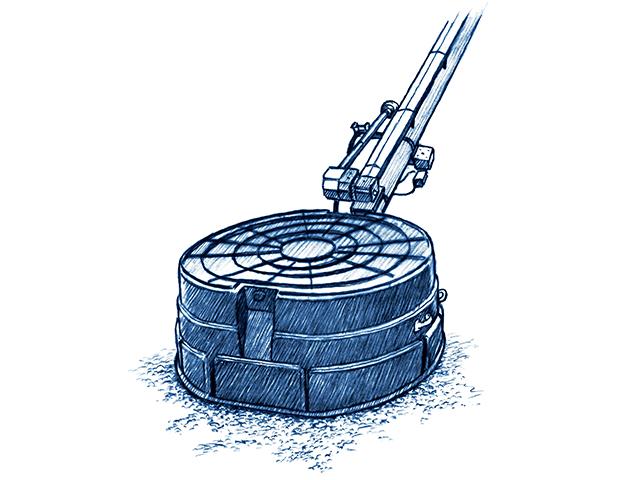 Dry Auger (Illustration by Ray E. Watkins Jr.)