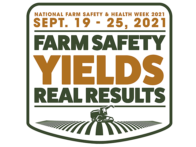 National Farm Safety and Health Week 2021 is from September 19 through 25. (Provided by NECAS)