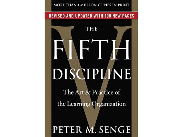The Fifth Discipline by Peter M. Senge. (Image provided by the publisher)