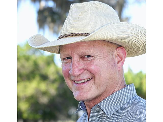 Ken Griner puts disposition high on the list when evaluating potential herd sires for Florida&#039;s Usher Land and Timber. (Becky Mills)