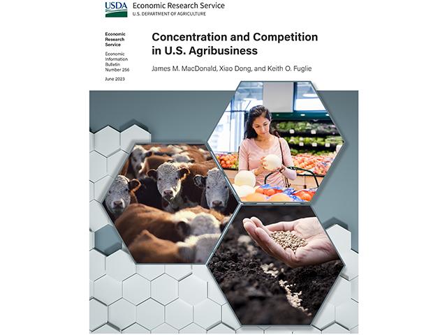 Concentration and Competition in U.S. Agribusiness, Economic Information Bulletin Number 256, June 2023 (USDA Economic Research Service)