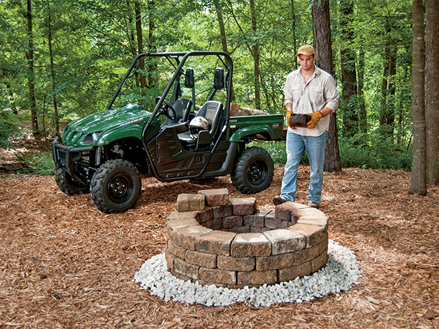 This firepit was quick to build with a minimum number of tools and supplies. (DTN photo by Rob Lagerstrom)