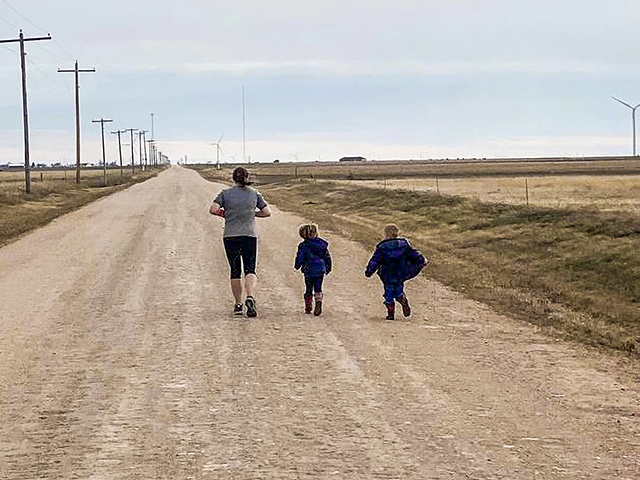 Blogger Tiffany Dowell Lashmet shares there are few things she likes more than breaking a sweat running down an old dirt road. (DTN/The Progressive Farmer photo by Tiffany Dowell Lashmet)