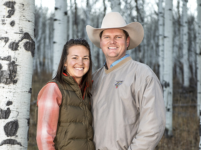 The Snowdens manage 500 cow-calf pairs and replacement heifers, and they manage private land owned by investors. (Joel Reichenberger)