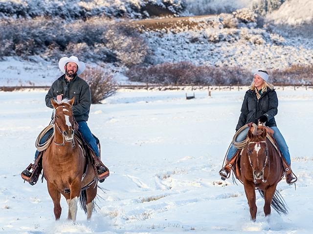 Tyler and Megan Knott are the fourth generation of a nearly 20,000-acre ranch in northwest Colorado. (Joel Reichenberger)