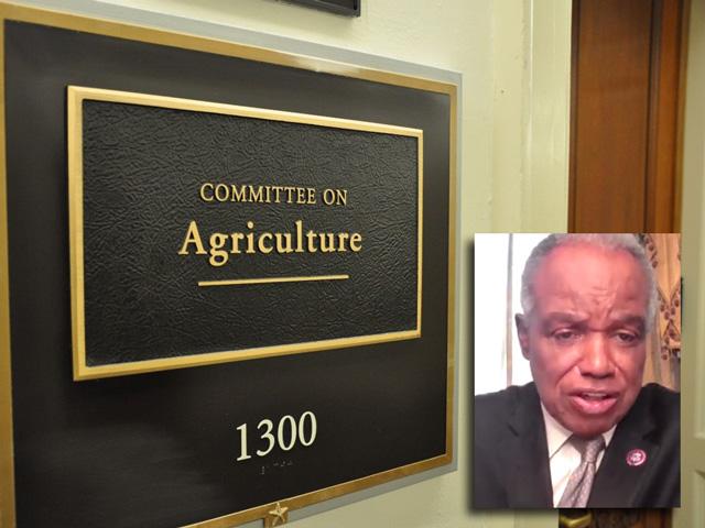 Rep. David Scott, D-Ga., chairman of the House Agriculture Committee, told DTN the committee was aggressively working on areas such as climate change, rural broadband and supply chain challenges. Moving into 2022, Scott said he wants the committee to hold a hearing on how electric vehicles will affect different businesses in rural America. (DTN image from Nick Scalise)