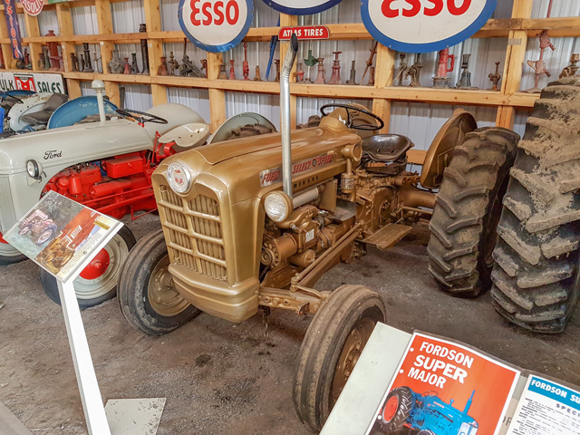 Ford Tractor dealers were supposed to have at least one Select-O-Speed demonstrator tractor painted gold on hand as a sales tool. (Photo by dave_7, CC BY 2.0)