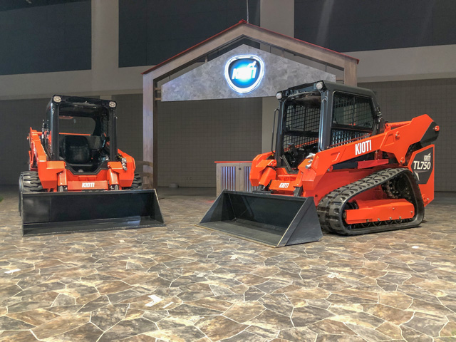 KIOTI introduced a new line of compact track loaders this week during its virtual dealer meeting. (Photo courtesy of KIOTI)