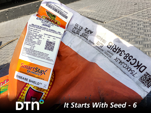 Save at least one seed tag from one bag or box, just in case you have any issues. (DTN/Progressive Farmer photo by Pamela Smith)