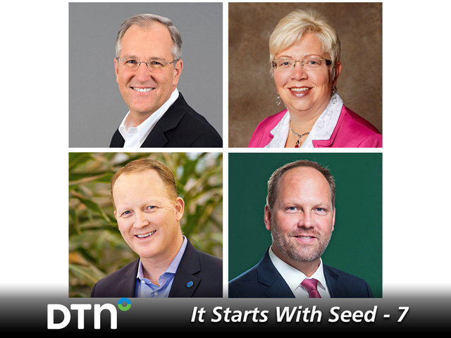 Top row, Garth Hodges, BASF; Jackie Applegate, Bayer. Bottom row, Judd O&#039;Connor, Corteva; Justin Wolfe, Syngenta (Photos supplied by the respective brands)