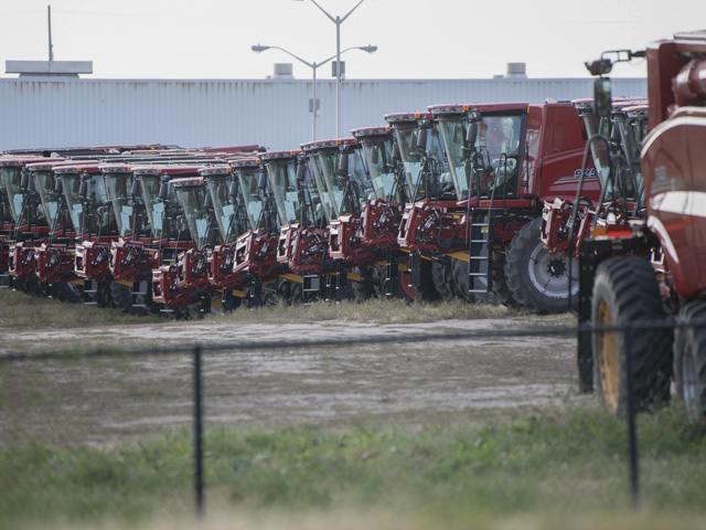 CNH is building combines at its Grand Island, Nebraska, facility short of parts. It&#039;s certainly not the equipment manufacturer&#039;s first choice, but CEO Scott Wine says CNH is first serving customers who need parts during this harvest season. (DTN photo by Joel Reichenberger)