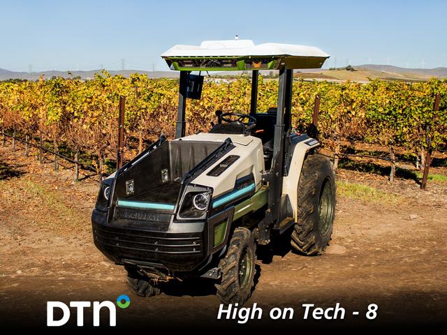 The first fully electric, driver-optional tractor, the Monarch, is designed to help solve chronic labor shortages, reduce diesel emissions and help improve thin farming margins. (Photo provided by Monarch Tractor)
