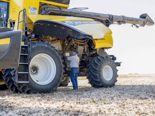 From making safety adjustments, header and thresher adjustments to calibrations, here's a way to make your harvest efficient and profitable (Photo courtesy of New Holland)