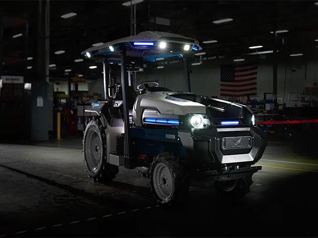 Monarch Tractor begins full production of its electric smart tractor at its Livermore, California, production facility. (Image courtesy of Monarch Tractor)