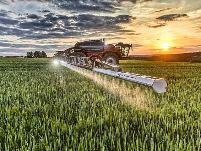 Trimble formed a partnership with HORSCH to build autonomous solutions for machines and workflows. An early result is an autonomous HORSCH sprayer, powered by Trimble technology. (Photo courtesy of Trimble)