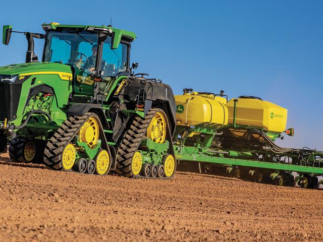 Higher large tractor sales signal faith in economy and a big move to technology. (DTN photo courtesy of John Deere)